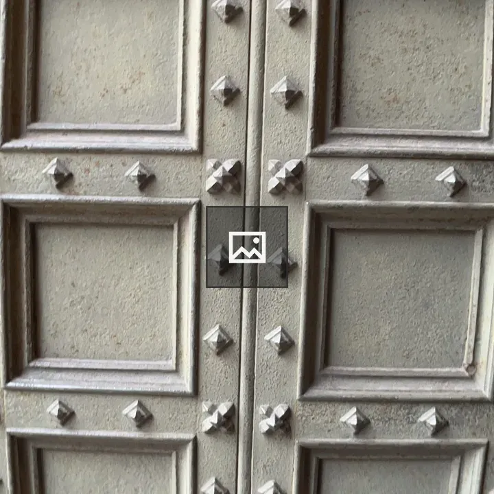 Ancient cathedral door at Duomo di Milano