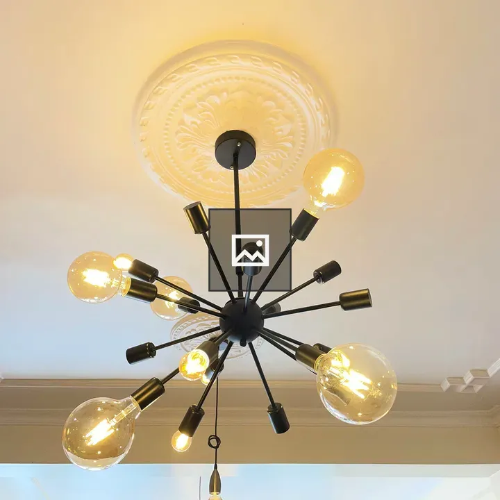Modern black light fixture