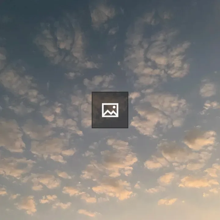 Sky with Soft Sunrise Clouds