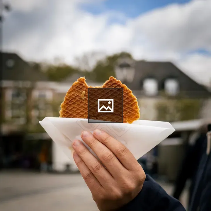 Stroopwafel on Dutch Street