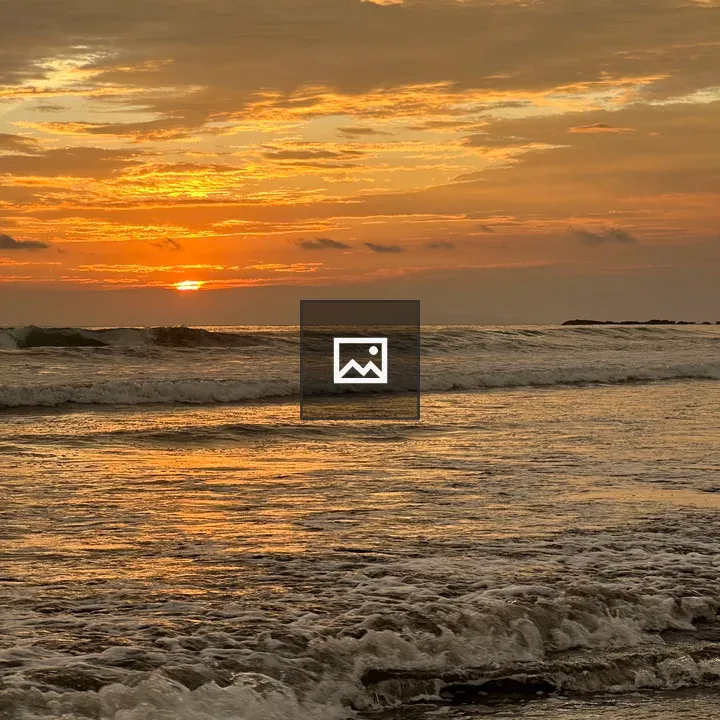 Sunset Beach Scene at Playa Jacó