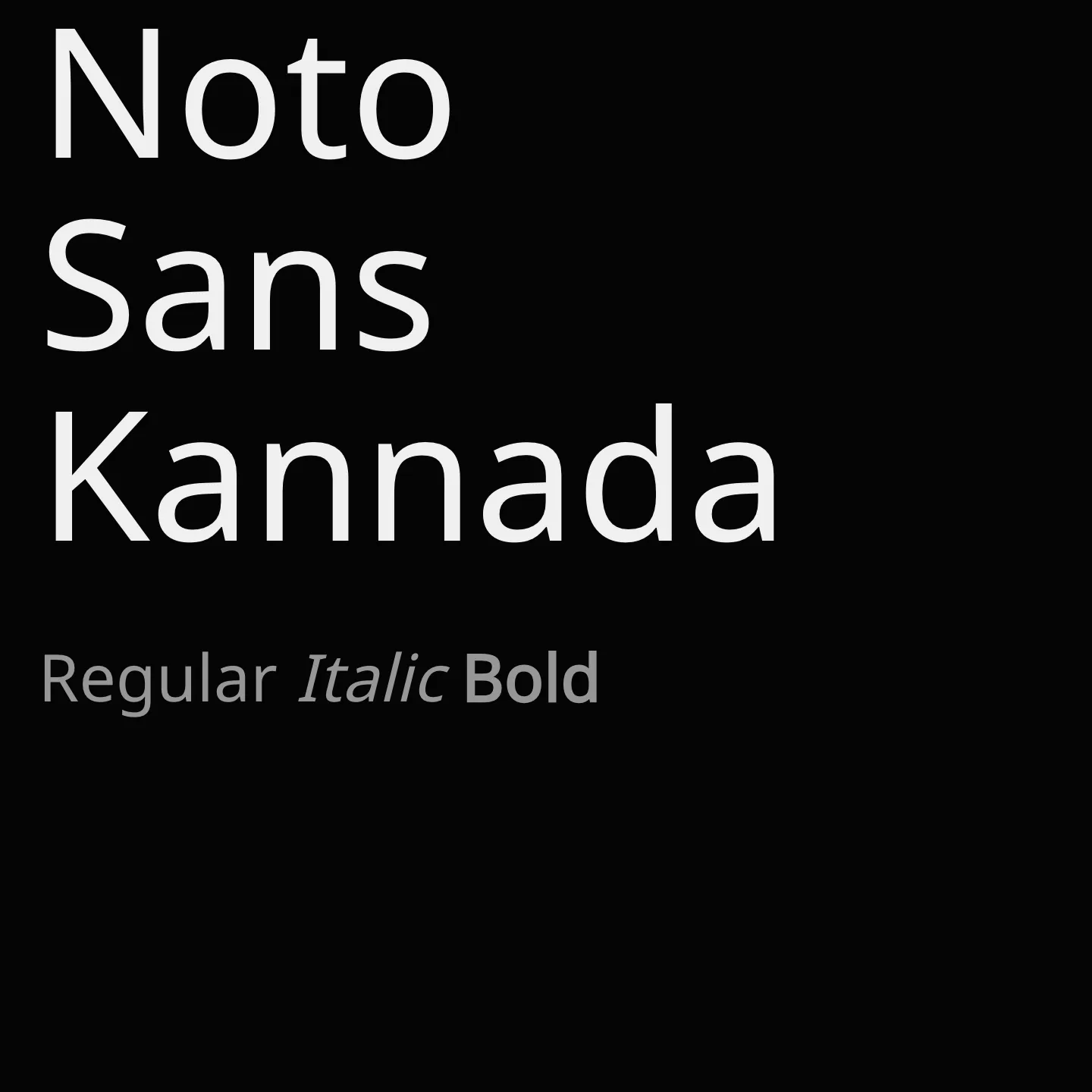 Noto Sans Kannada