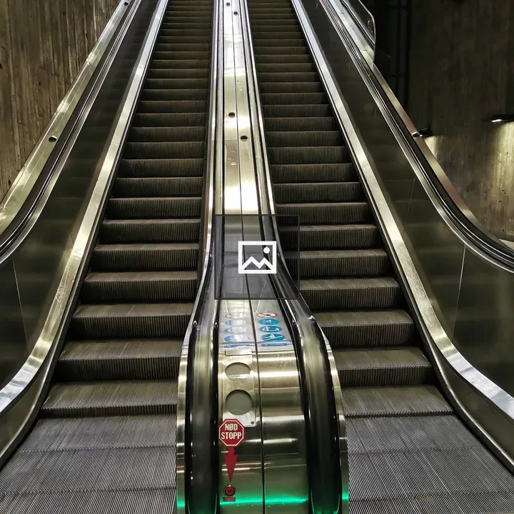 Escalator in Interior Scene