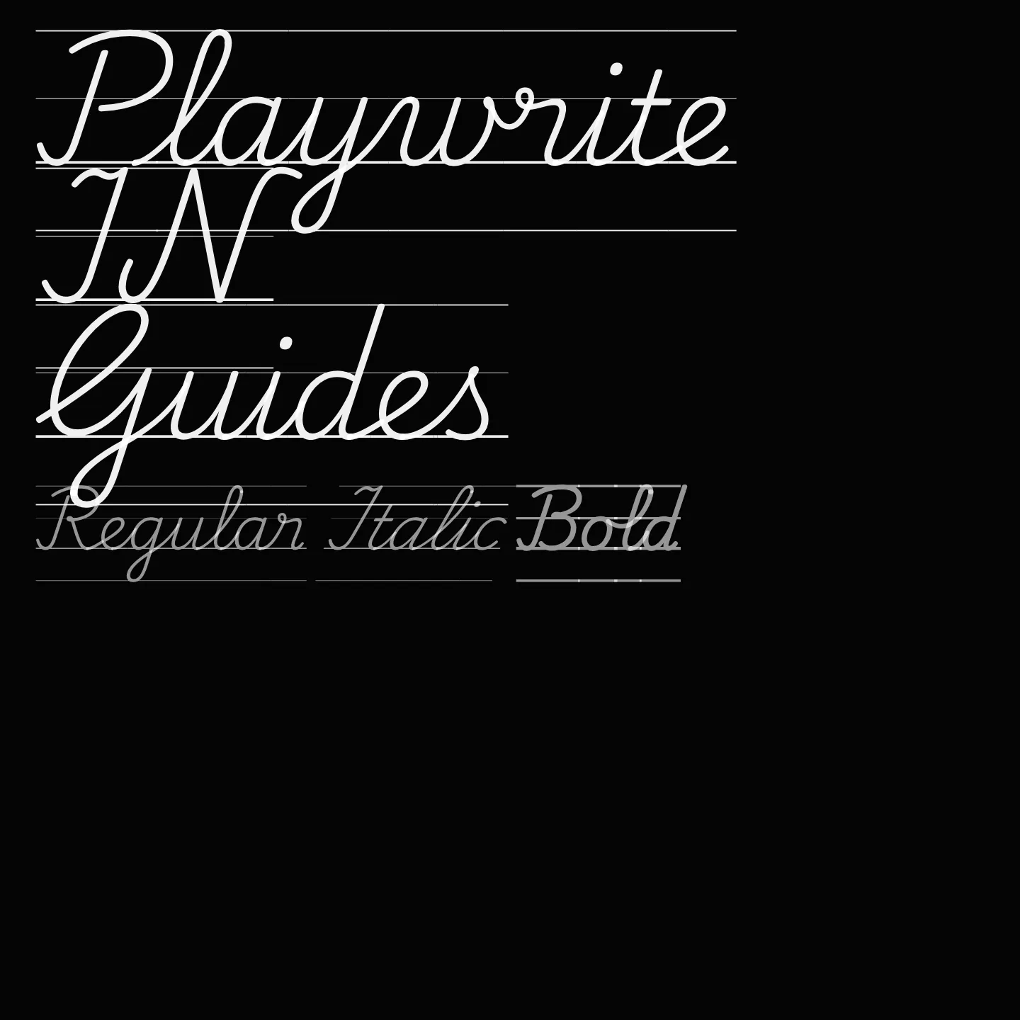 Playwrite IN Guides