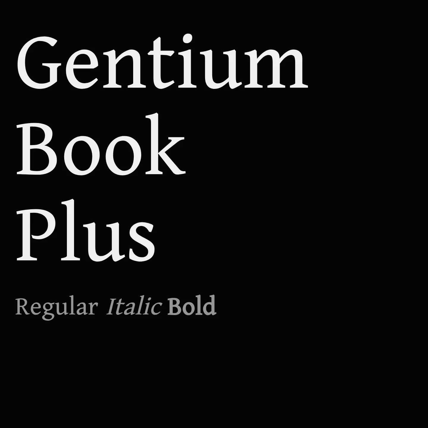 Gentium Book Plus