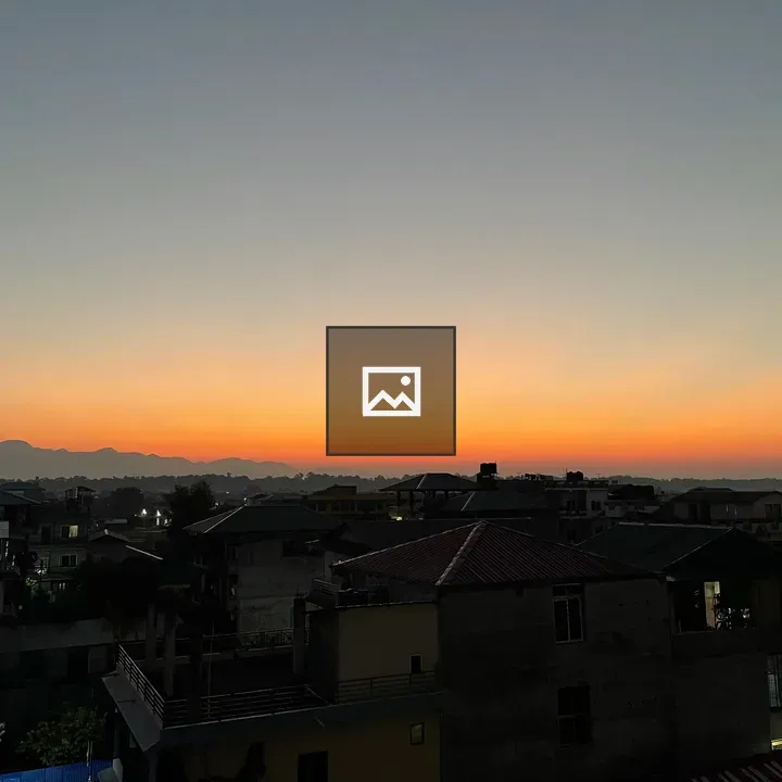 City Sunset Silhouettes