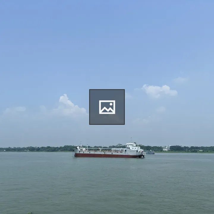 Ship cruising on calm waters