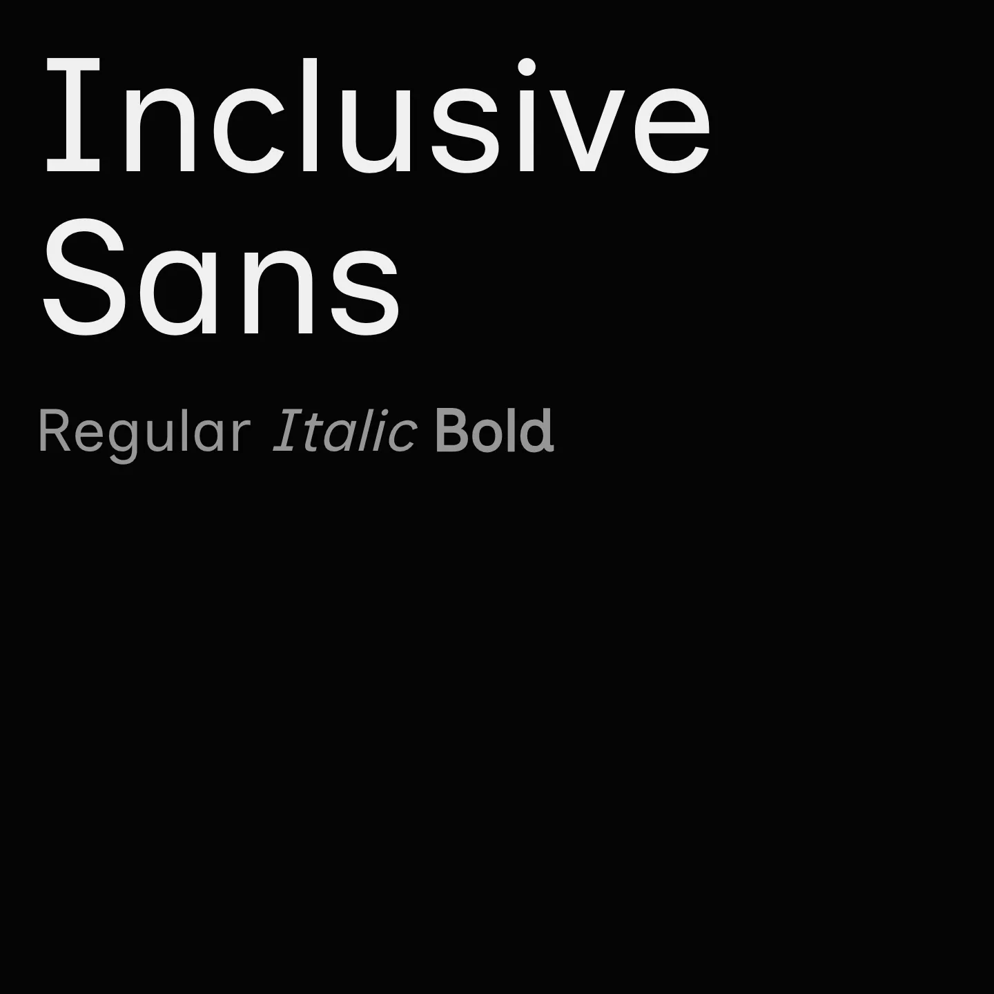 Inclusive Sans