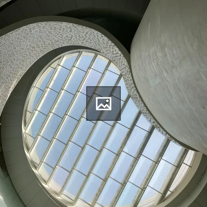 Curved architectural ceiling skylight