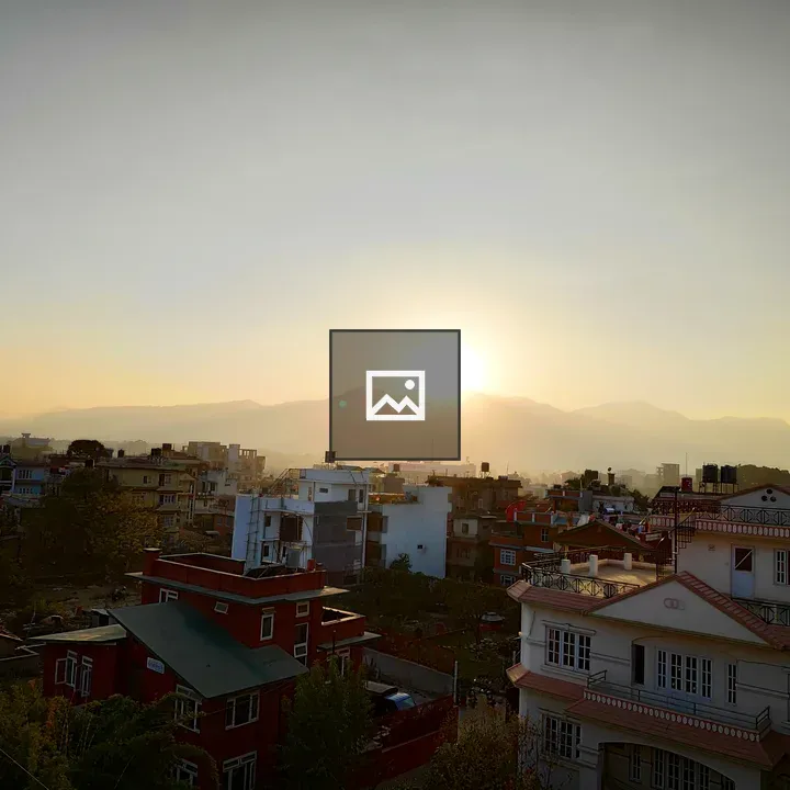 Beautiful Kathmandu City at Sunset
