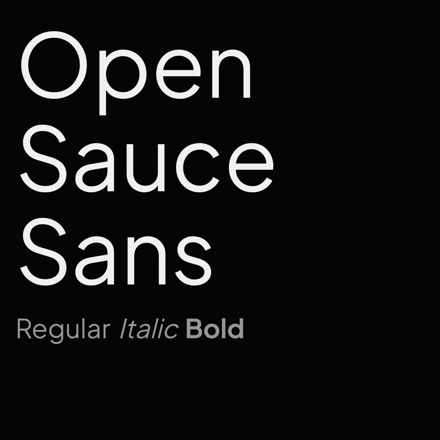 Open Sauce Sans