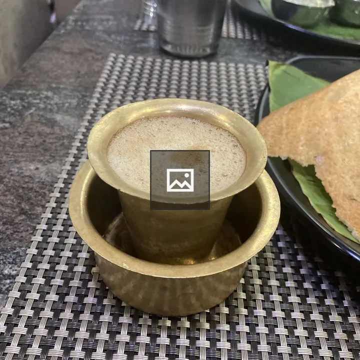 Filter Coffee in Brass Davara Set