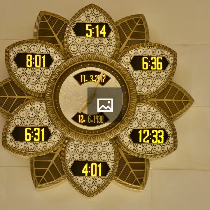Clock with multiple time zones