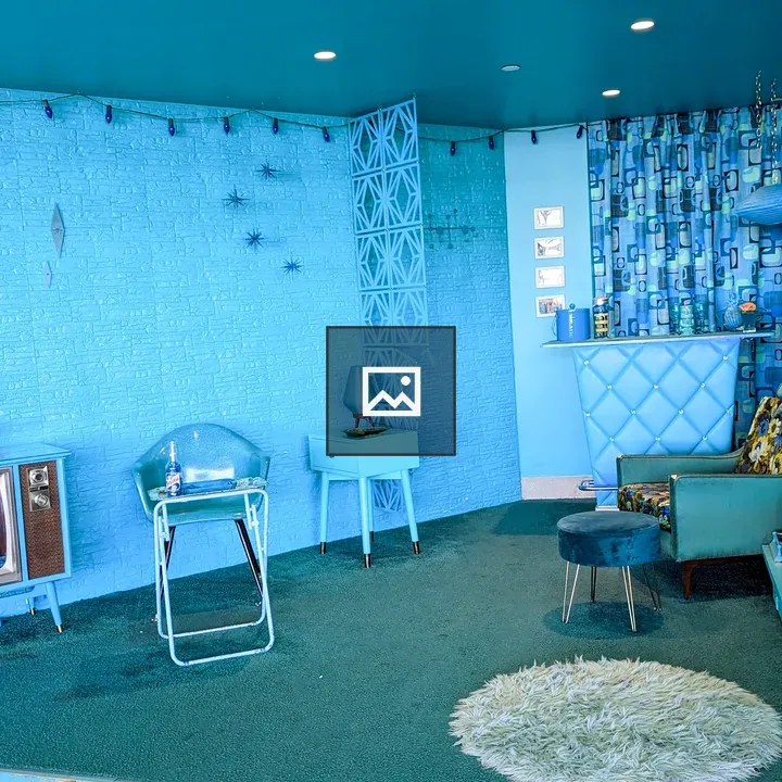 Blue Room at TWA Hotel Interior