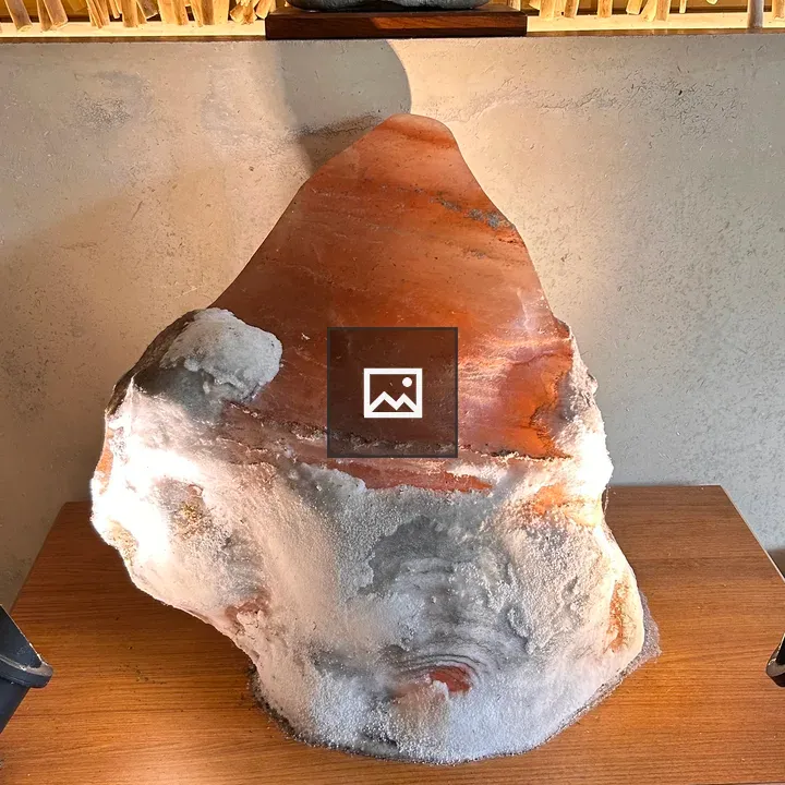 Rock on Wooden Surface