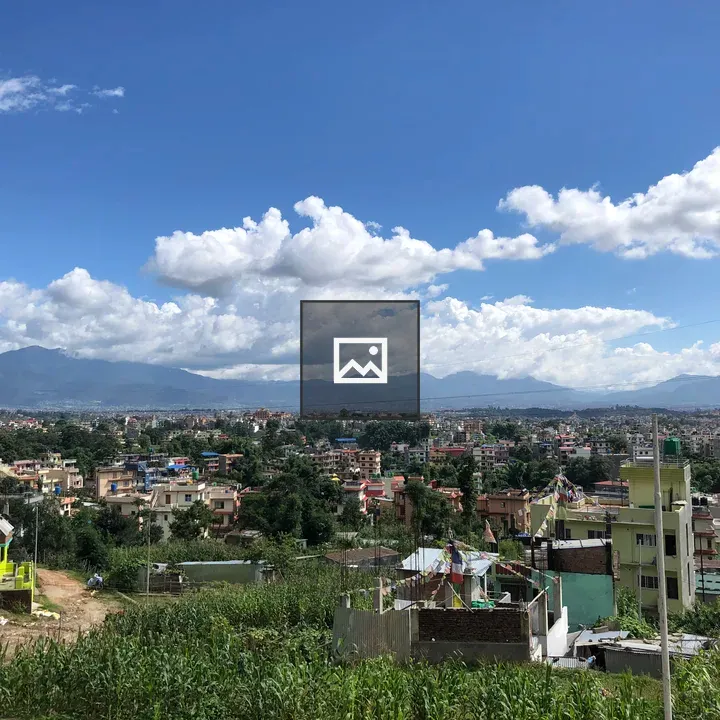 Kathmandu City View Over Roofs