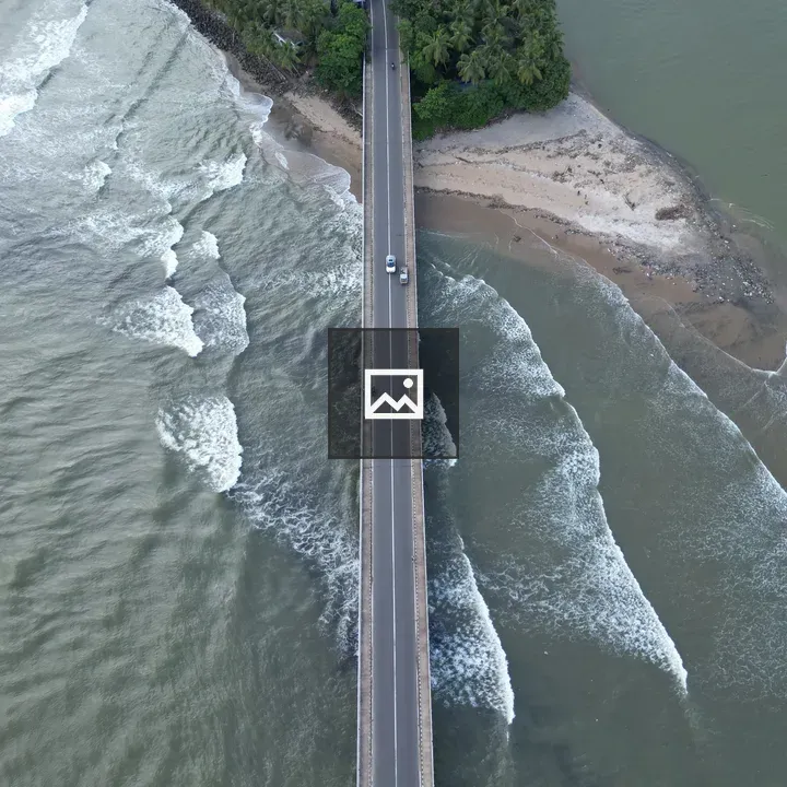 River aerial view
