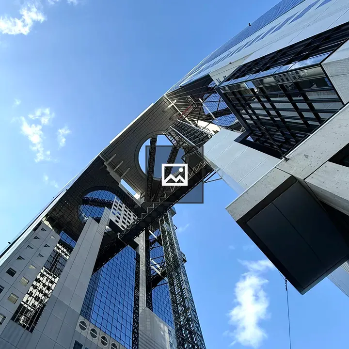Modern Building with Circular Top