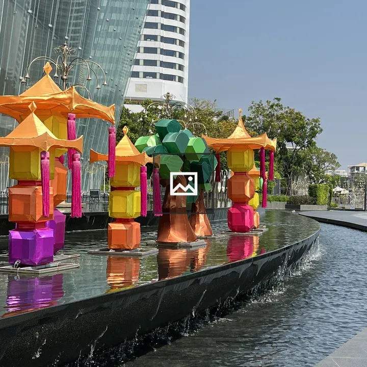 Fountain at ICONSIAM Bangkok