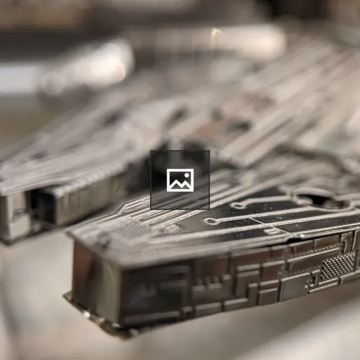 Model Millennium Falcon Closeup