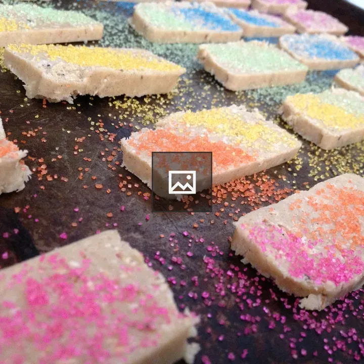 Shortbread Cookies in Oven