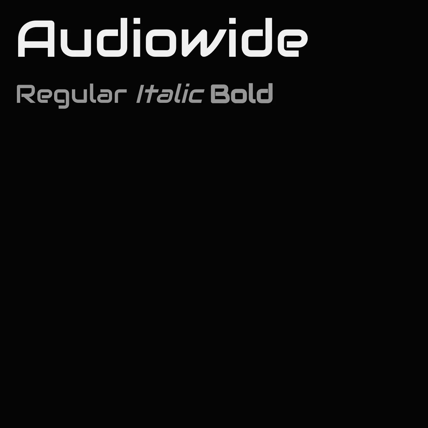 Audiowide