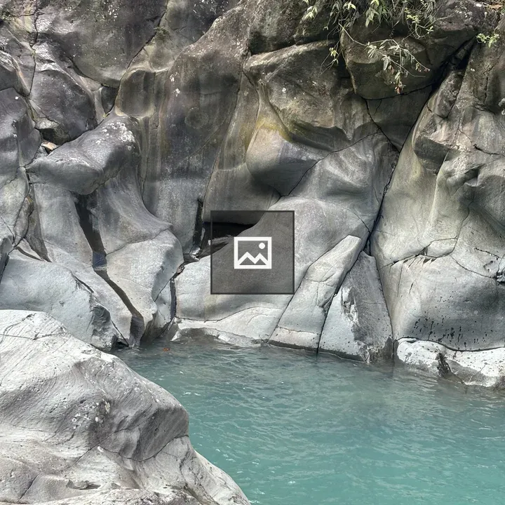 River canyon with turquoise water