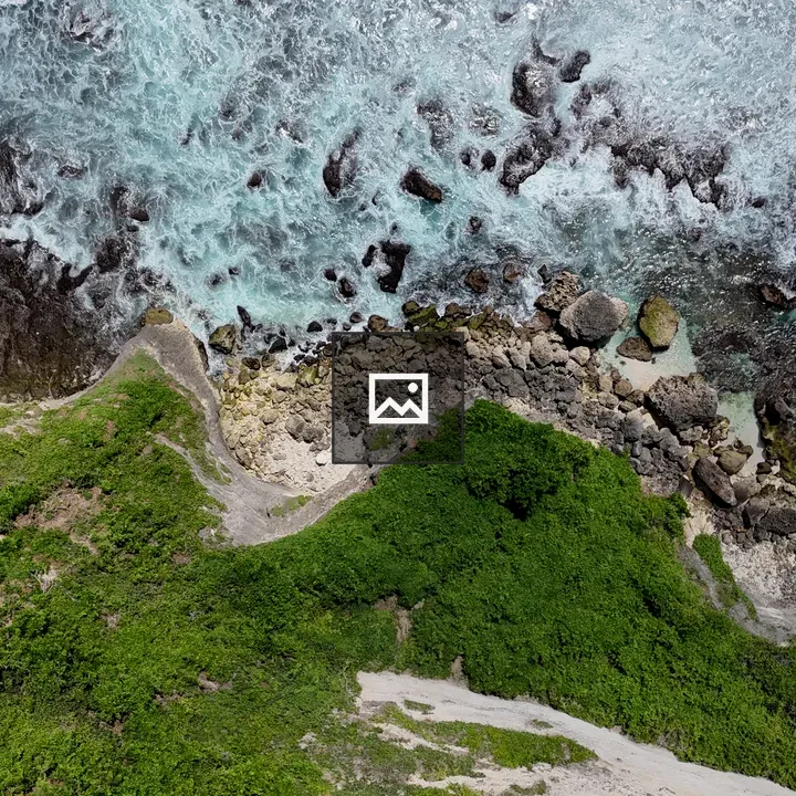 Aerial Cliff View near Uluwatu Bali