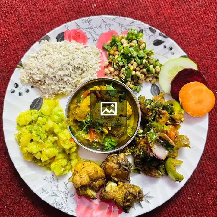 Newari Dish Tableware Portrait