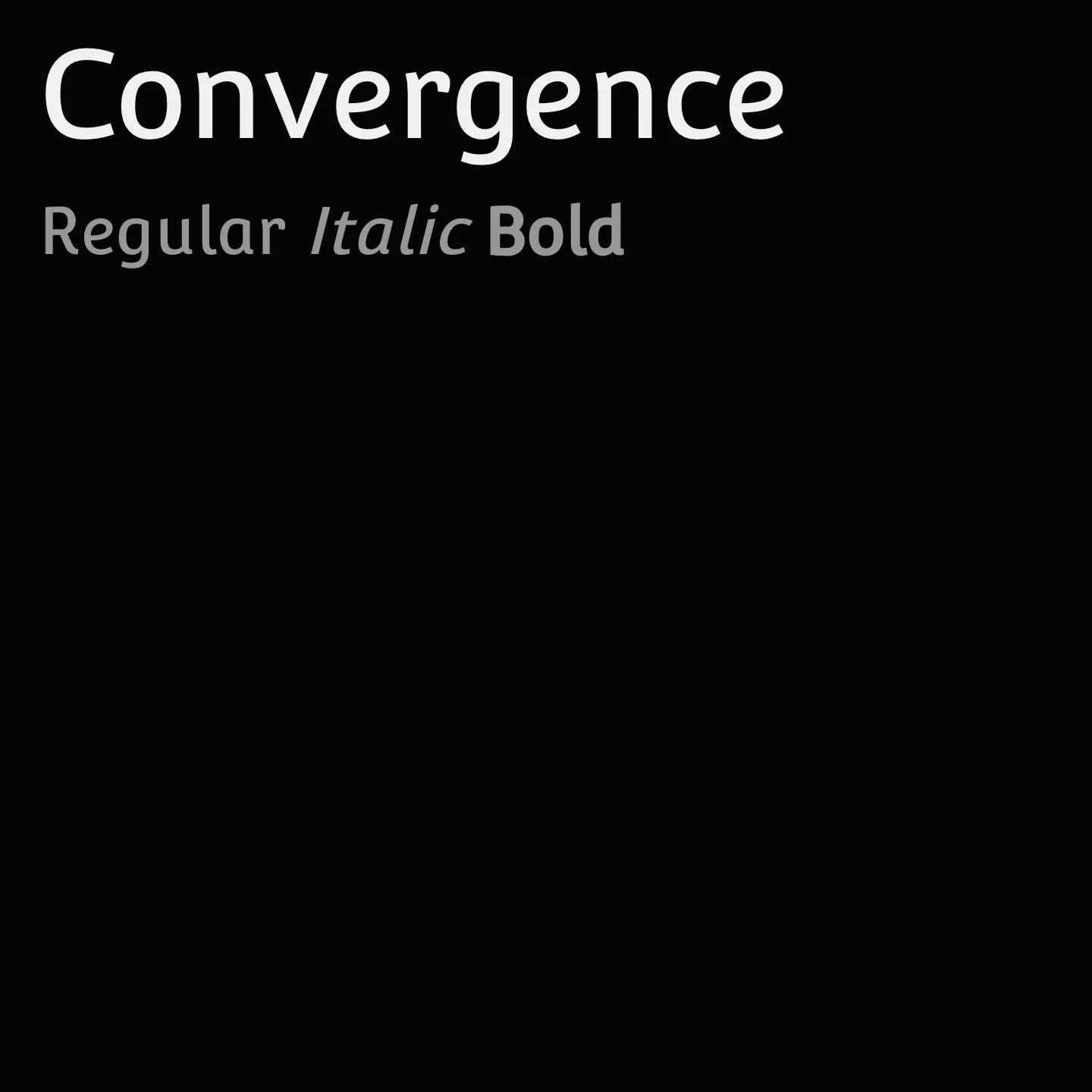 Convergence