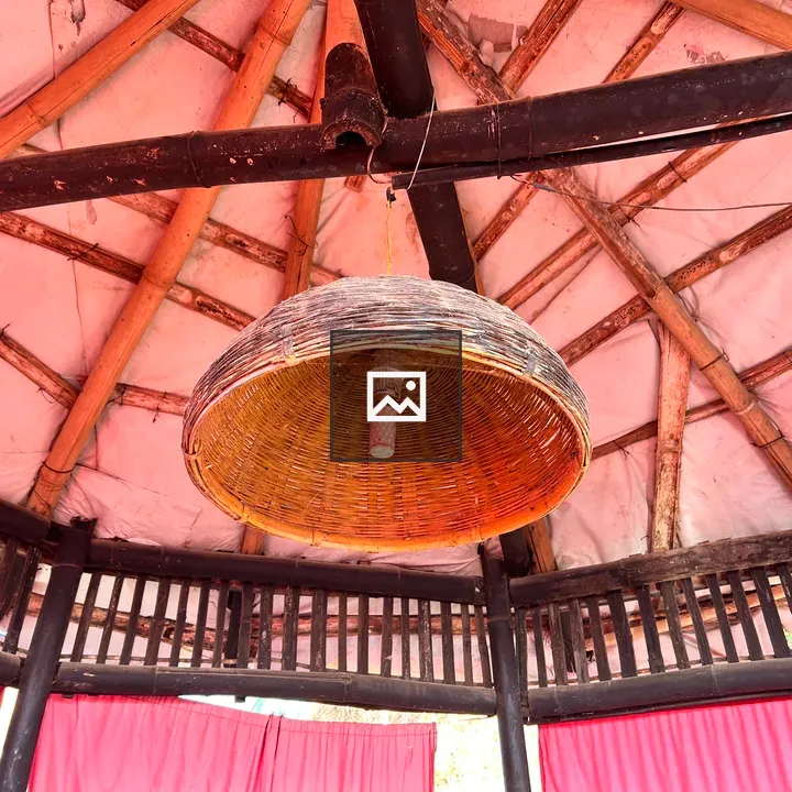 Light under Bamboo Framed Structure