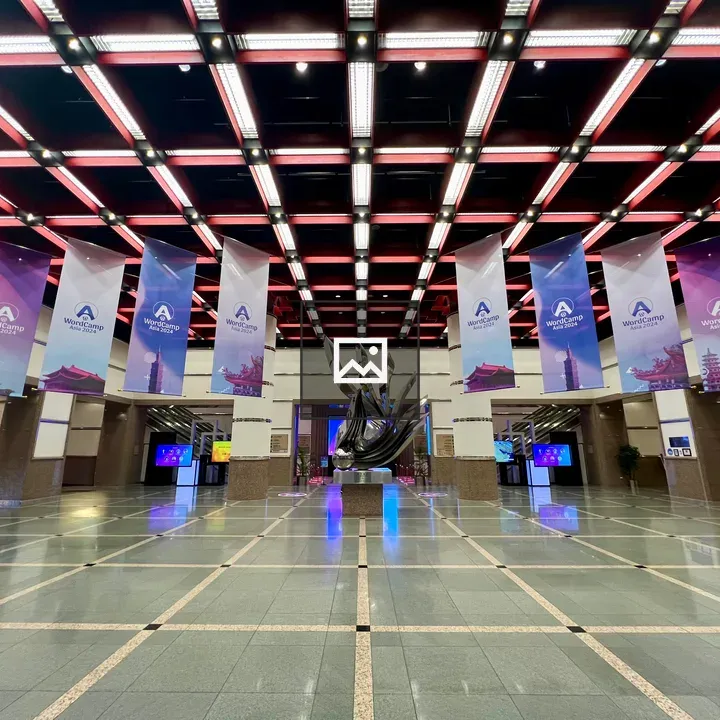 WordCamp Asia banners at TICC