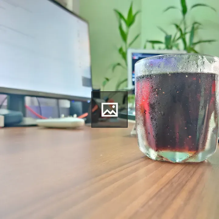 Drink on a Work Desk