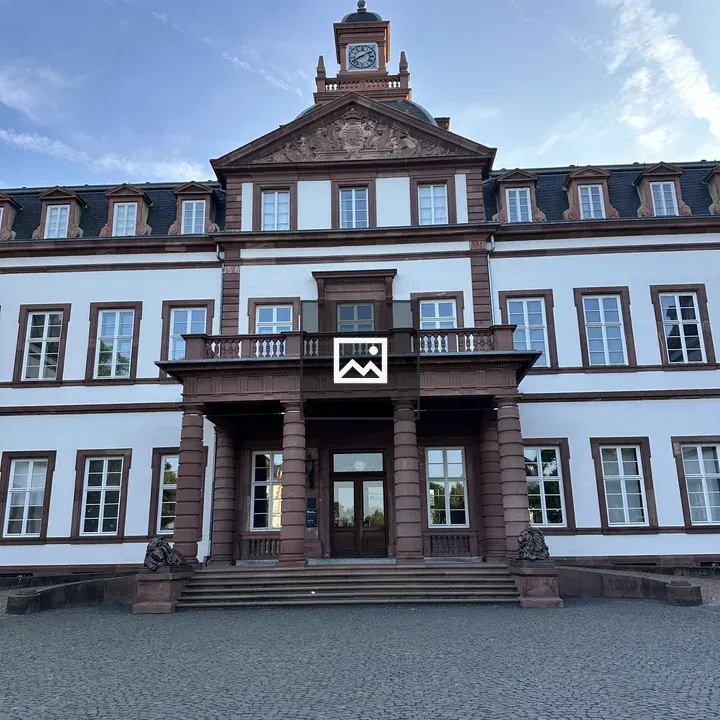 Historic building with clock tower