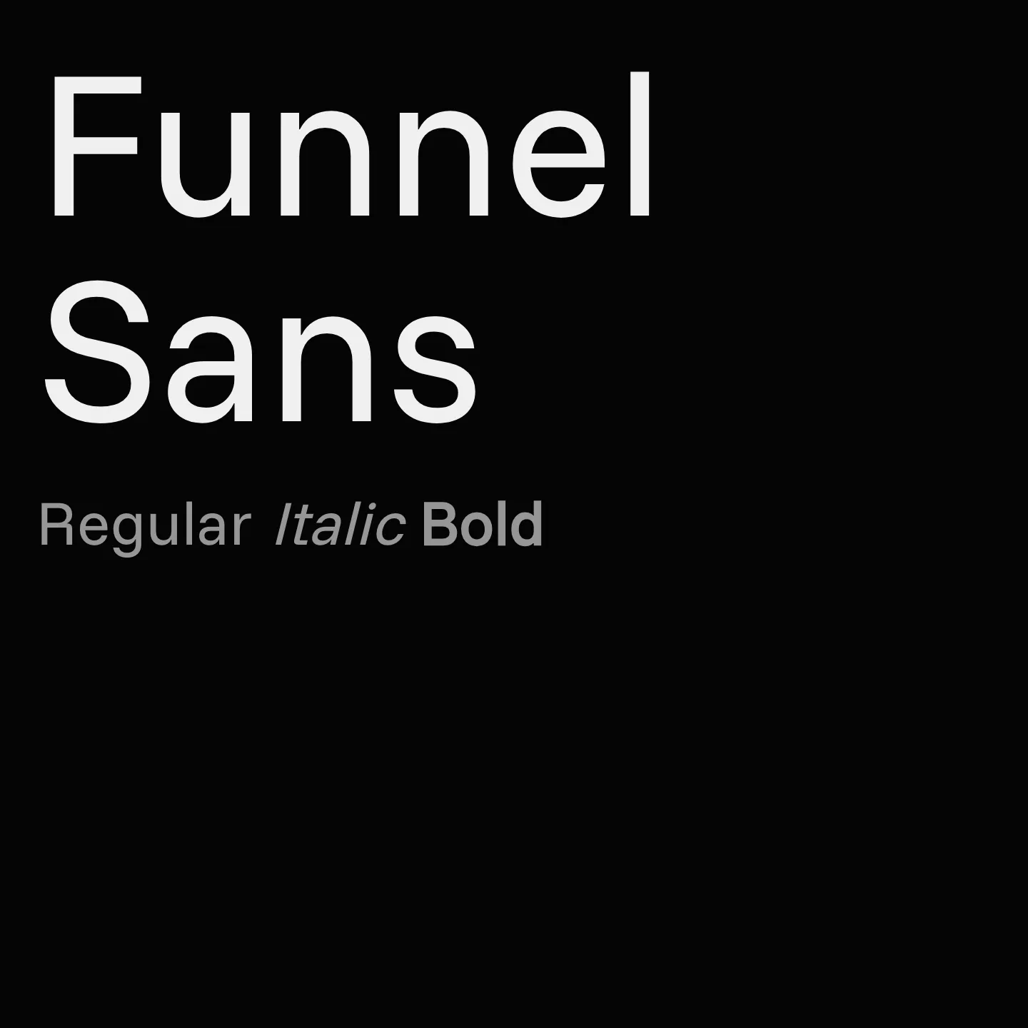 Funnel Sans