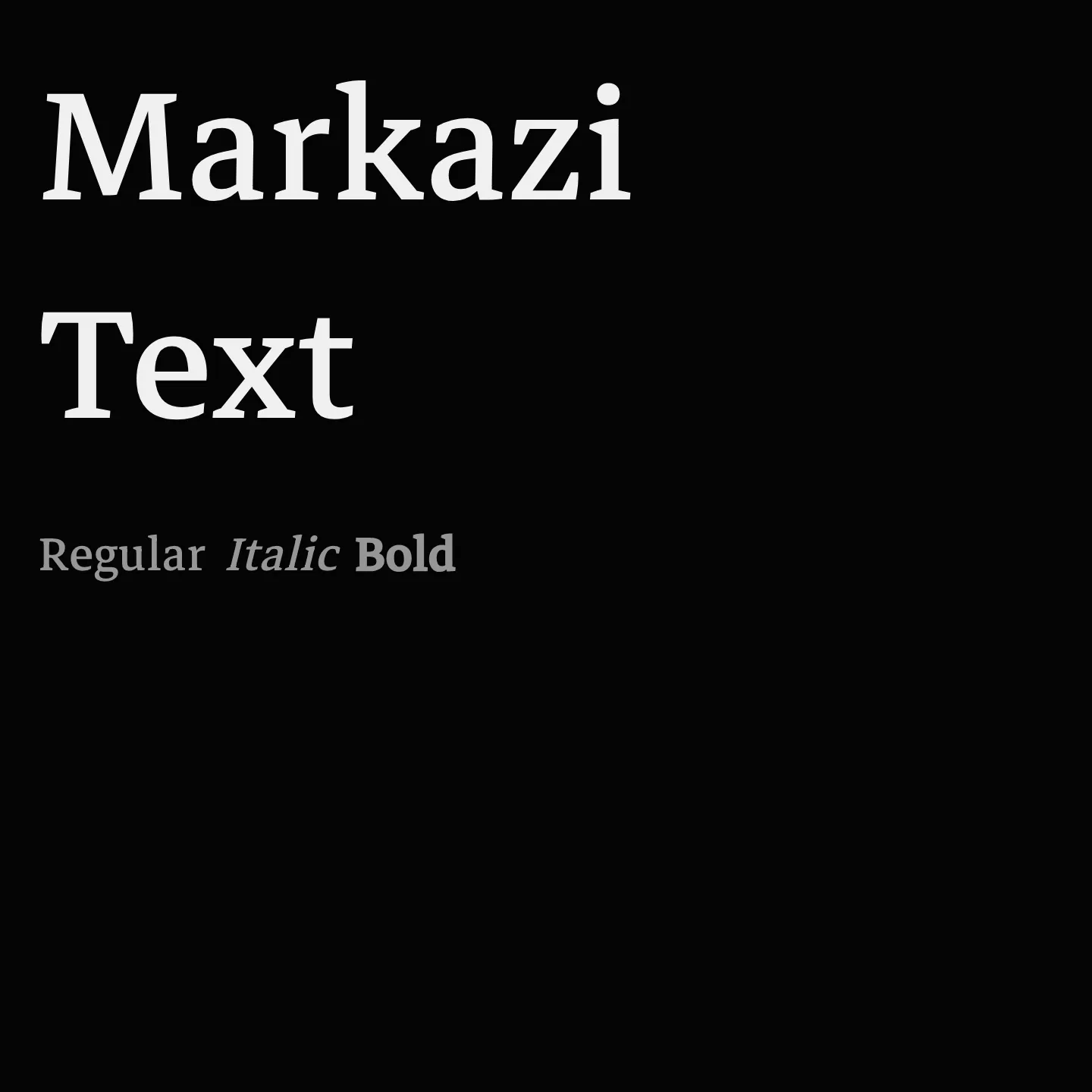 Markazi Text