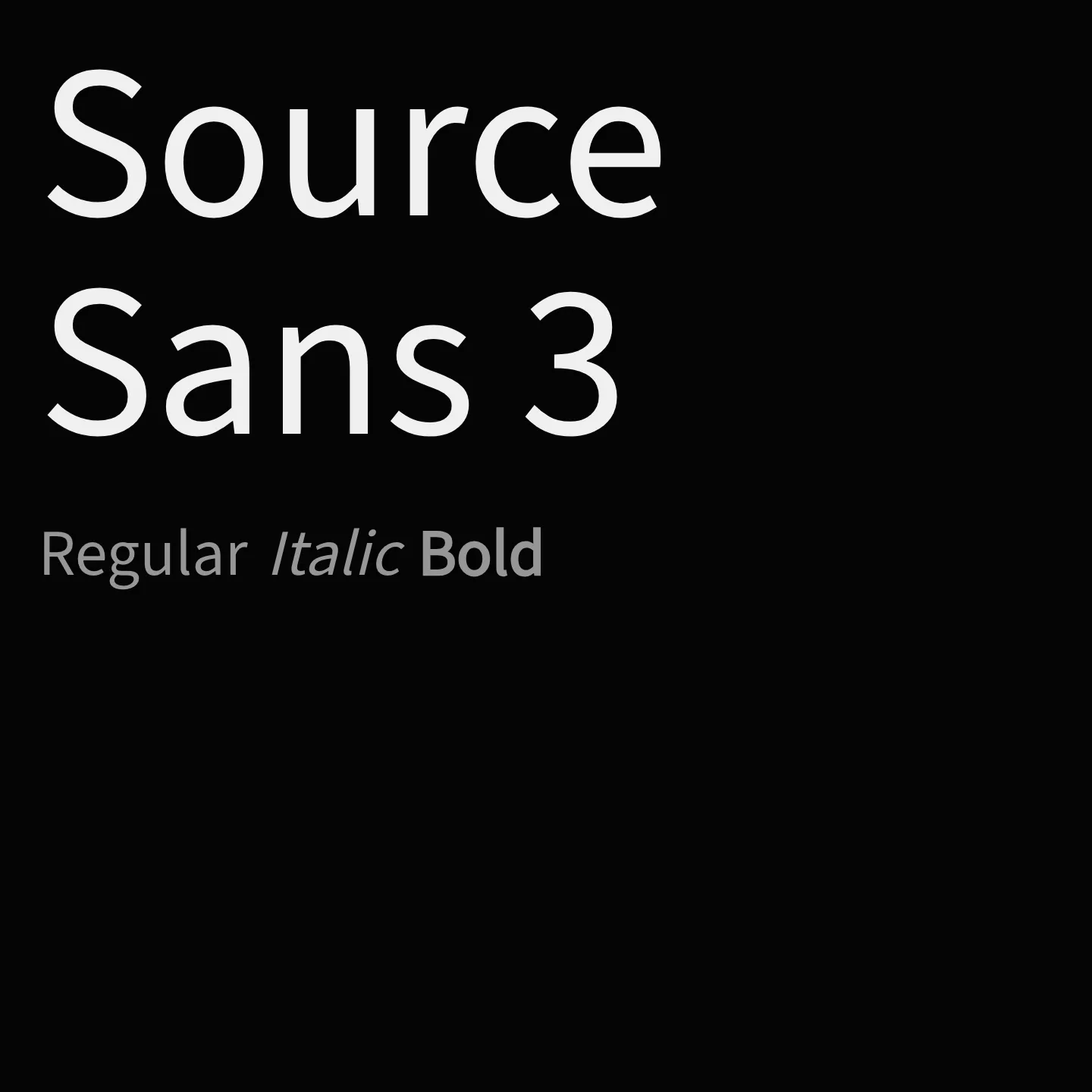 Source Sans 3