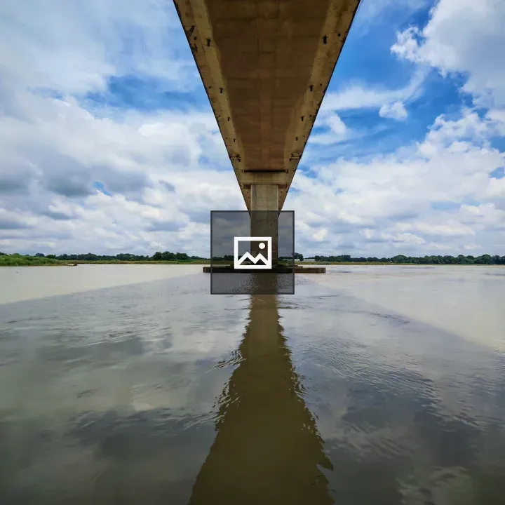 A Concrete Bridge From Below