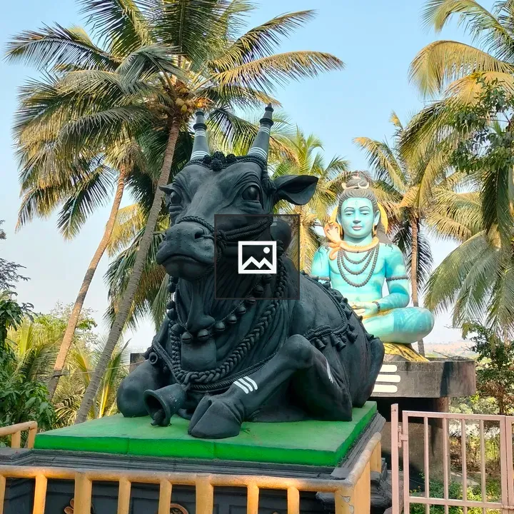 Nandi Maharaj and Lord Shiva statue
