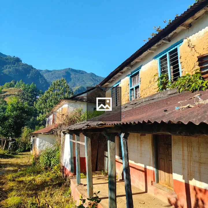 Old Rustic House Facade