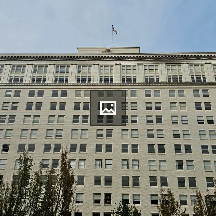 Tall historic building in Portland