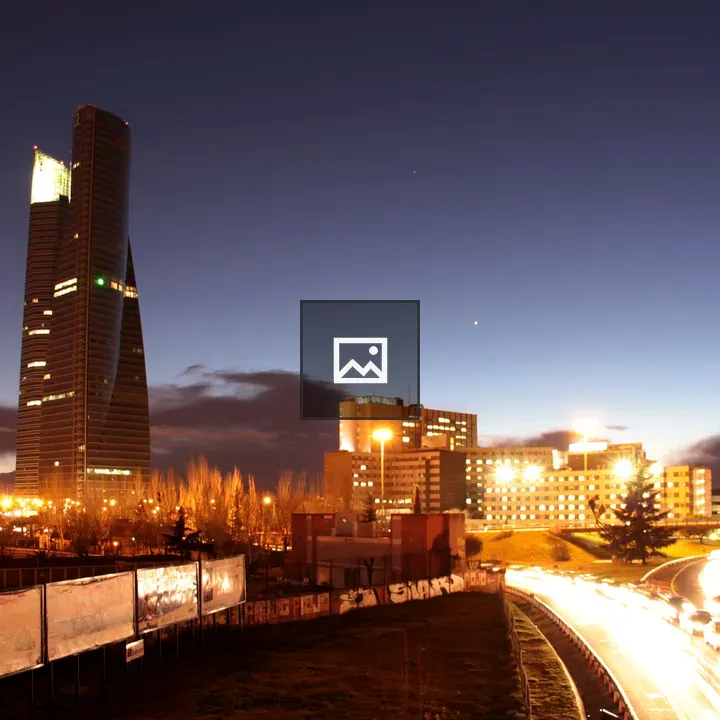 Panoramic Madrid Business District