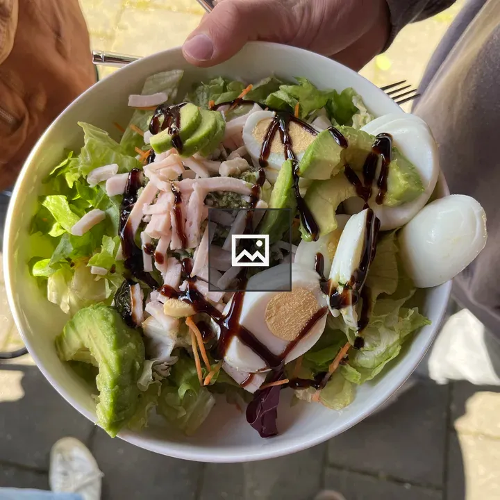 Salad from food bar at Yoast Contributor Day