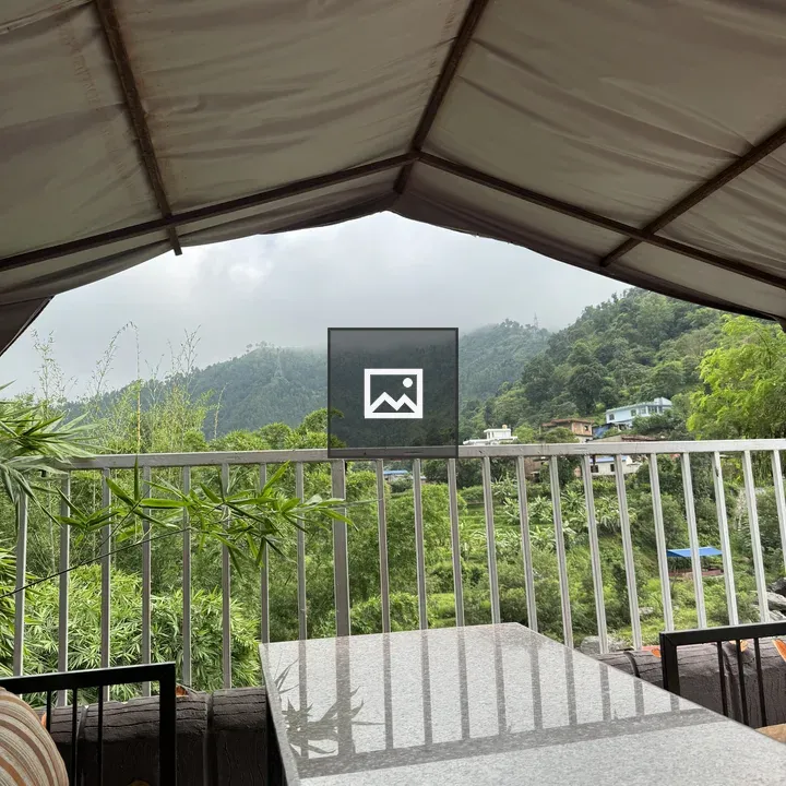 Patio View of Mountain Landscape