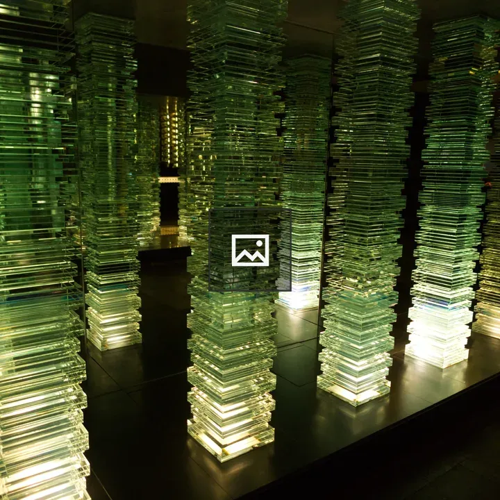 A lighting sculpture