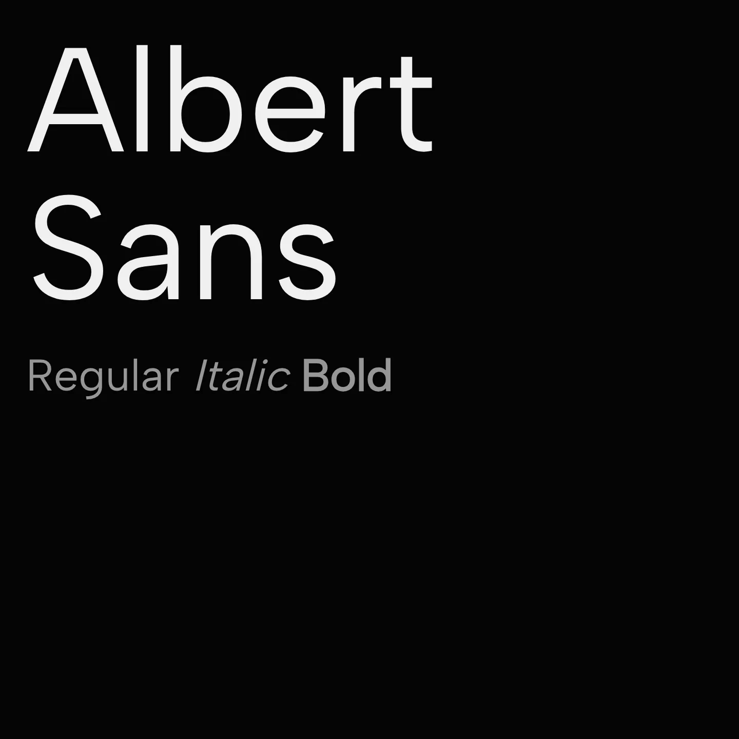Albert Sans