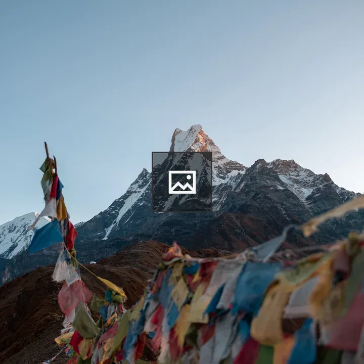 Machhapuchre View from Mardi Himal Base Camp
