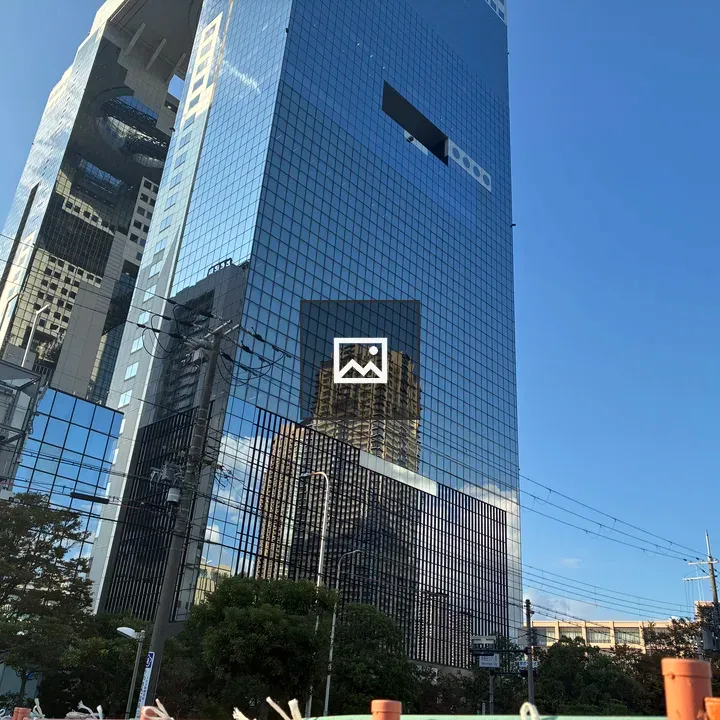 Tall glass skyscraper