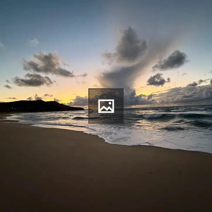 Serene Sunset Beach in Sardinia