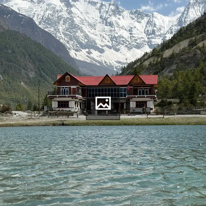 Red-roofed Lake House
